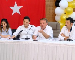 Başkanla Fotoğraflar